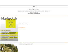 Tablet Screenshot of bike-corner.ch